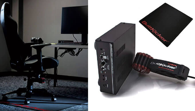 MSY】ゲーミングチェアに装着し低音を振動させる「ButtKicker Gamer2