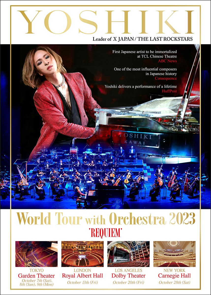 Yoshiki Classical 10th Anniversary World Tour with Orchestra 2023