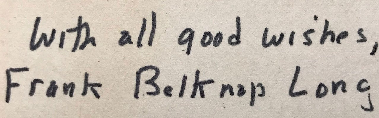 THE HOUNDS OF TINDALOS | Frank Belknap Long | First edition