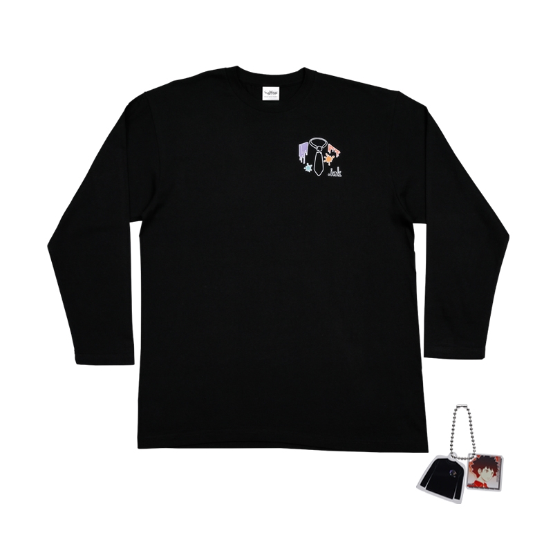 ワールドトリガー』ロングTシャツ フリーサイズ チャーム付き【インク