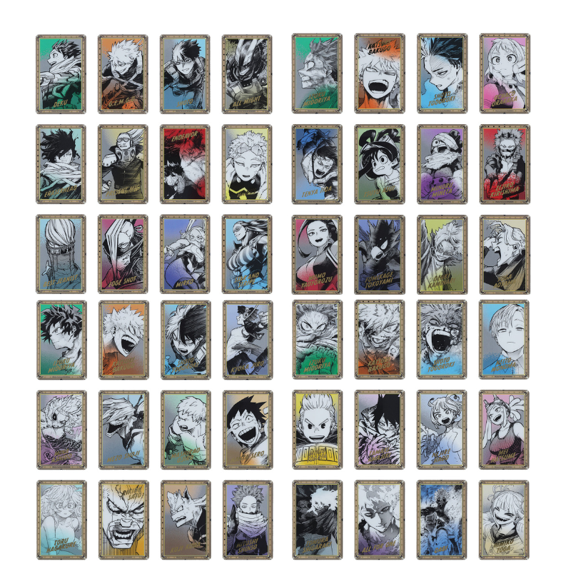 僕のヒーローアカデミア』箔押しクリアカードコレクション 12枚