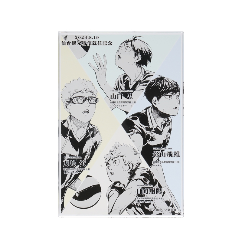 ハイキュー！！』アクリルブロック 日向翔陽＆影山飛雄＆月島蛍＆山口