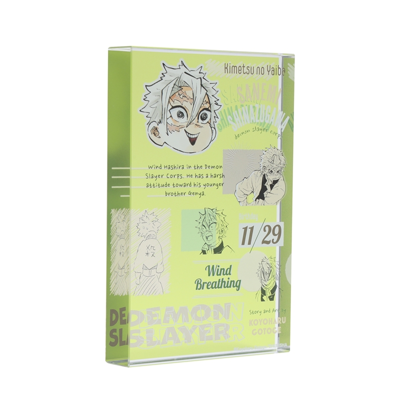 鬼滅の刃』アクリルブロック “HEROES” 不死川実弥 BD4: 装飾