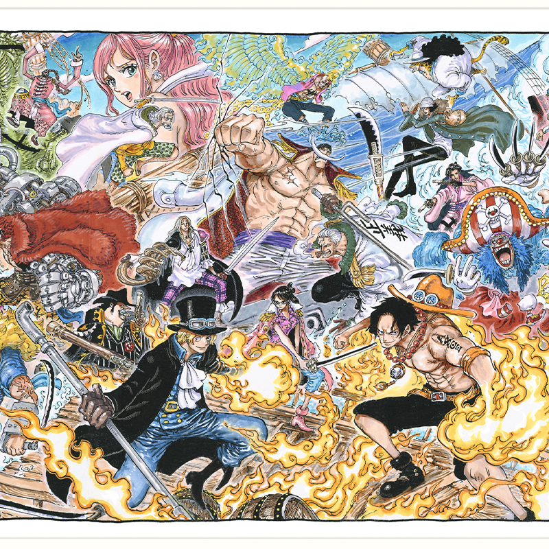 ONE PIECE』額装高精細複製原画 （週刊少年ジャンプ2021年