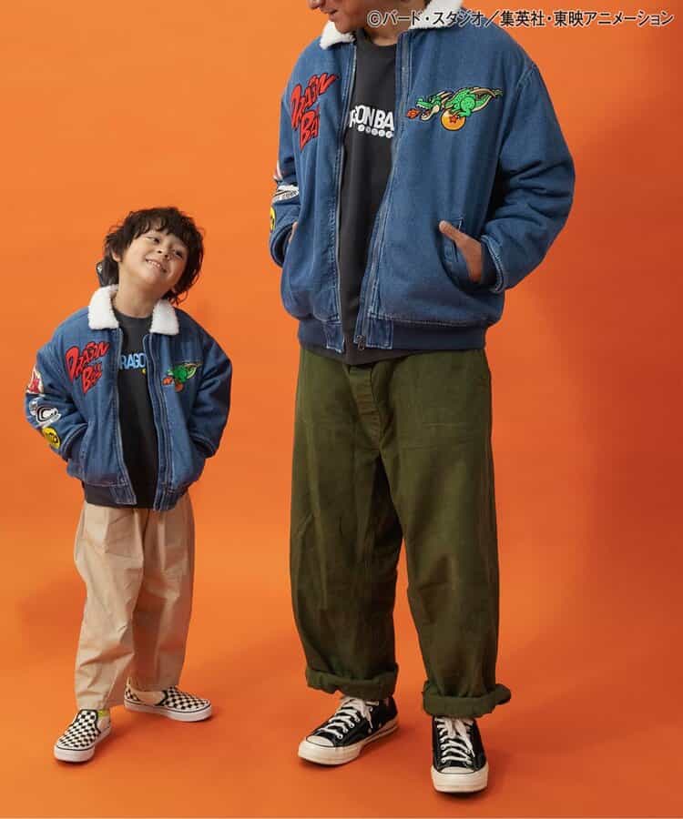 貴重ドラゴンボールデニムジャケッ100~110 breezeDRAGONBALL Dragon