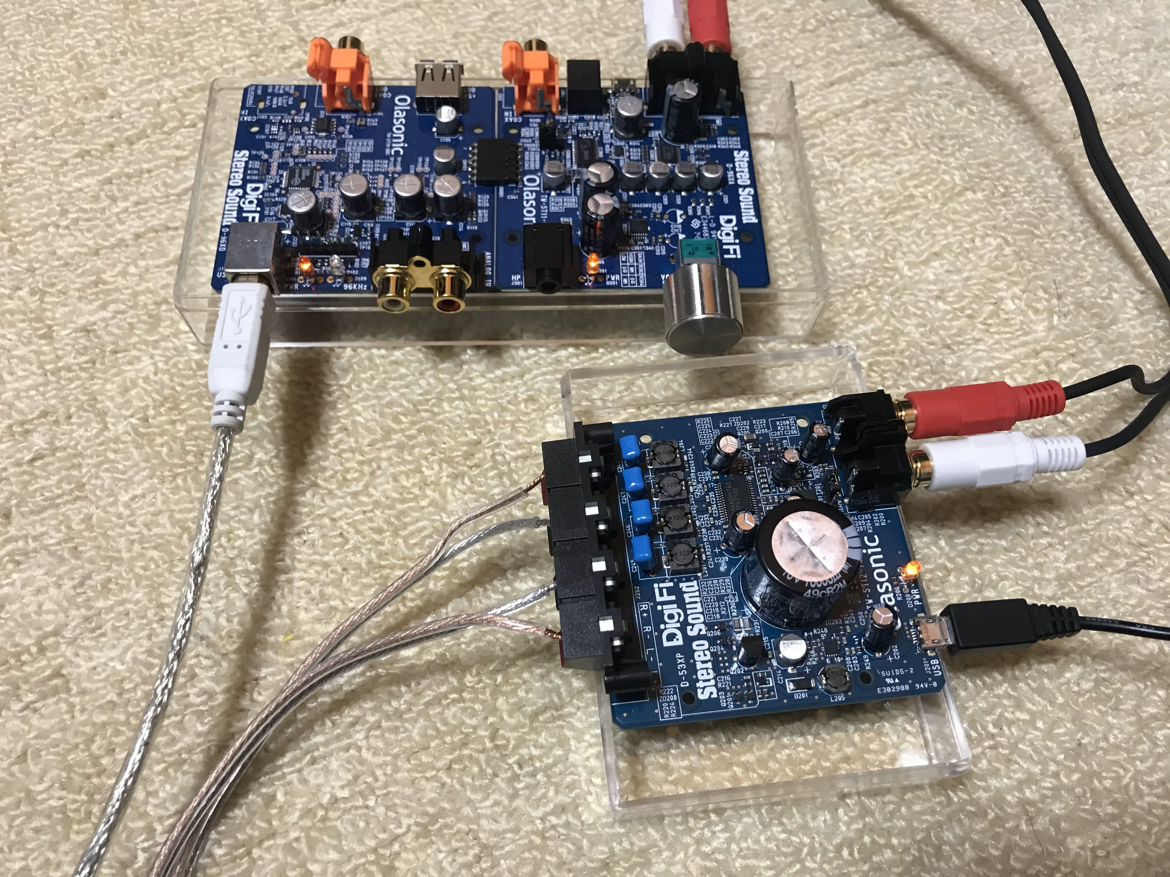 DigiFi No.15と16と17をアクリルケースに入れて、ハイレゾ環境を構築