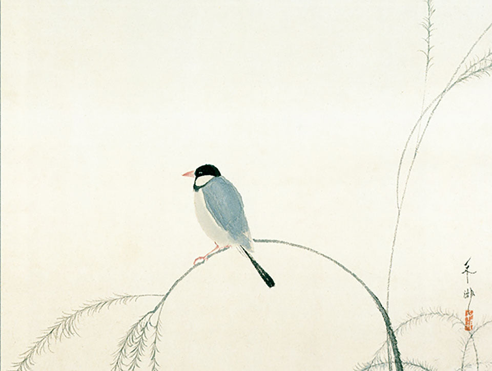 名画複製画掛け軸 文鳥 速水御舟 – 寿鳳人形の東芸