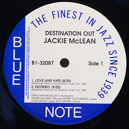 Jackie McLean - Destination Out | ジャズレコード通販・買取の
