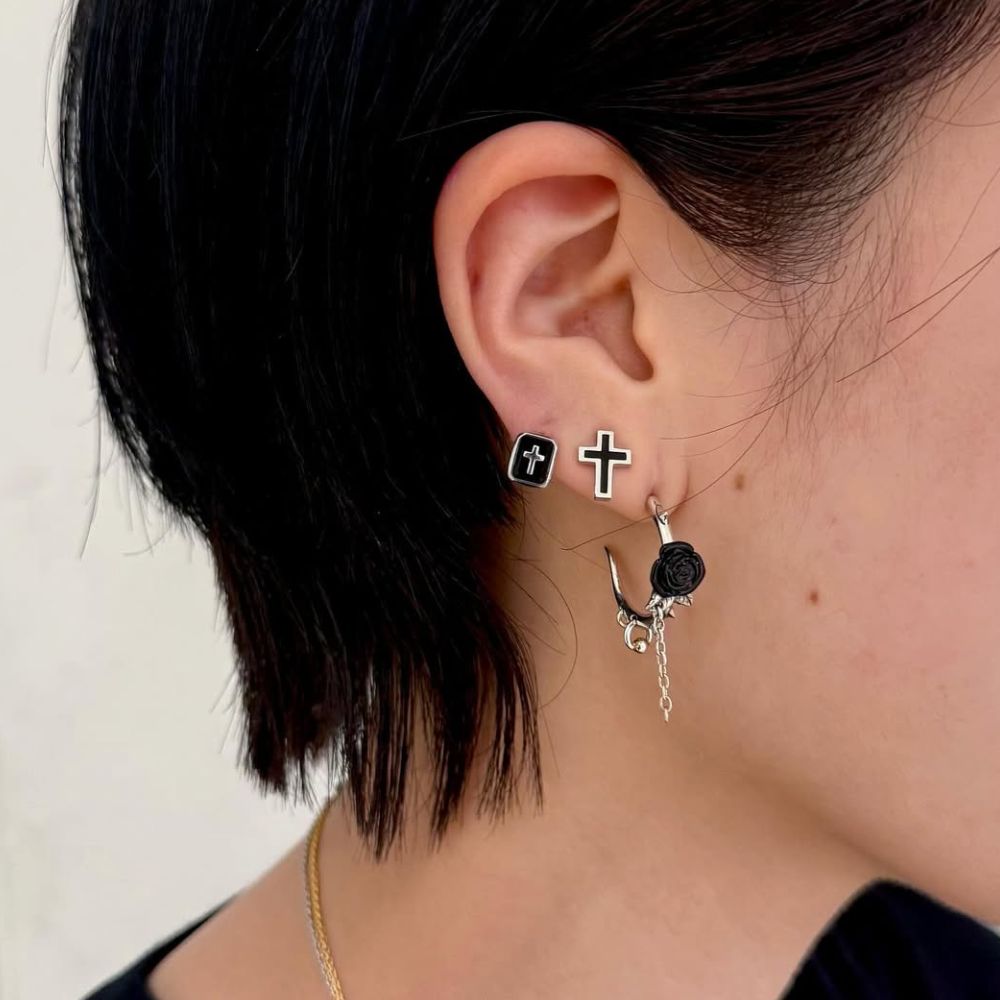 PURITY SPIKE CROSS ピアス | ジャスティン デイビス（JUSTIN DAVIS