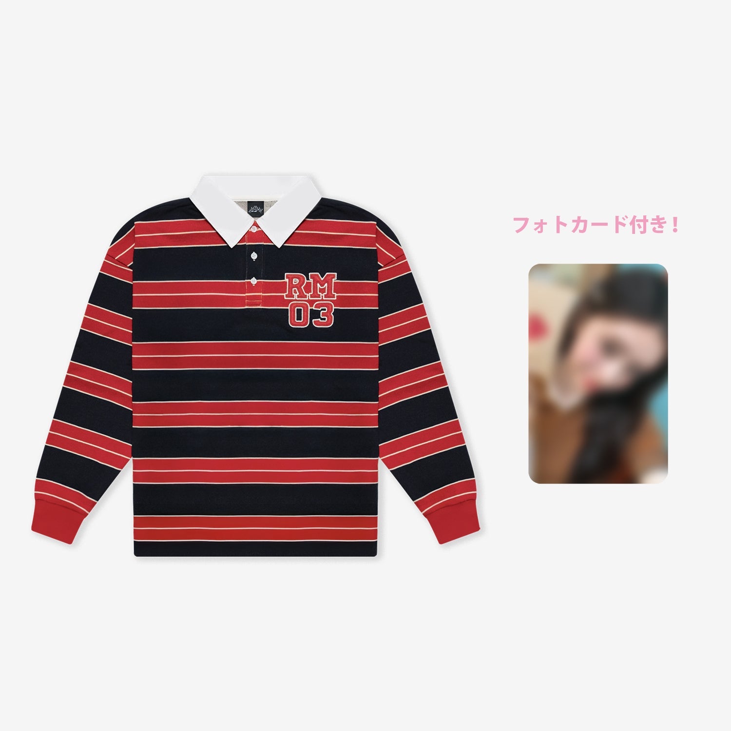 HORIZONTALLY-STRIPED SHIRT - RIMA【M】/ NiziU『Live with U 2025