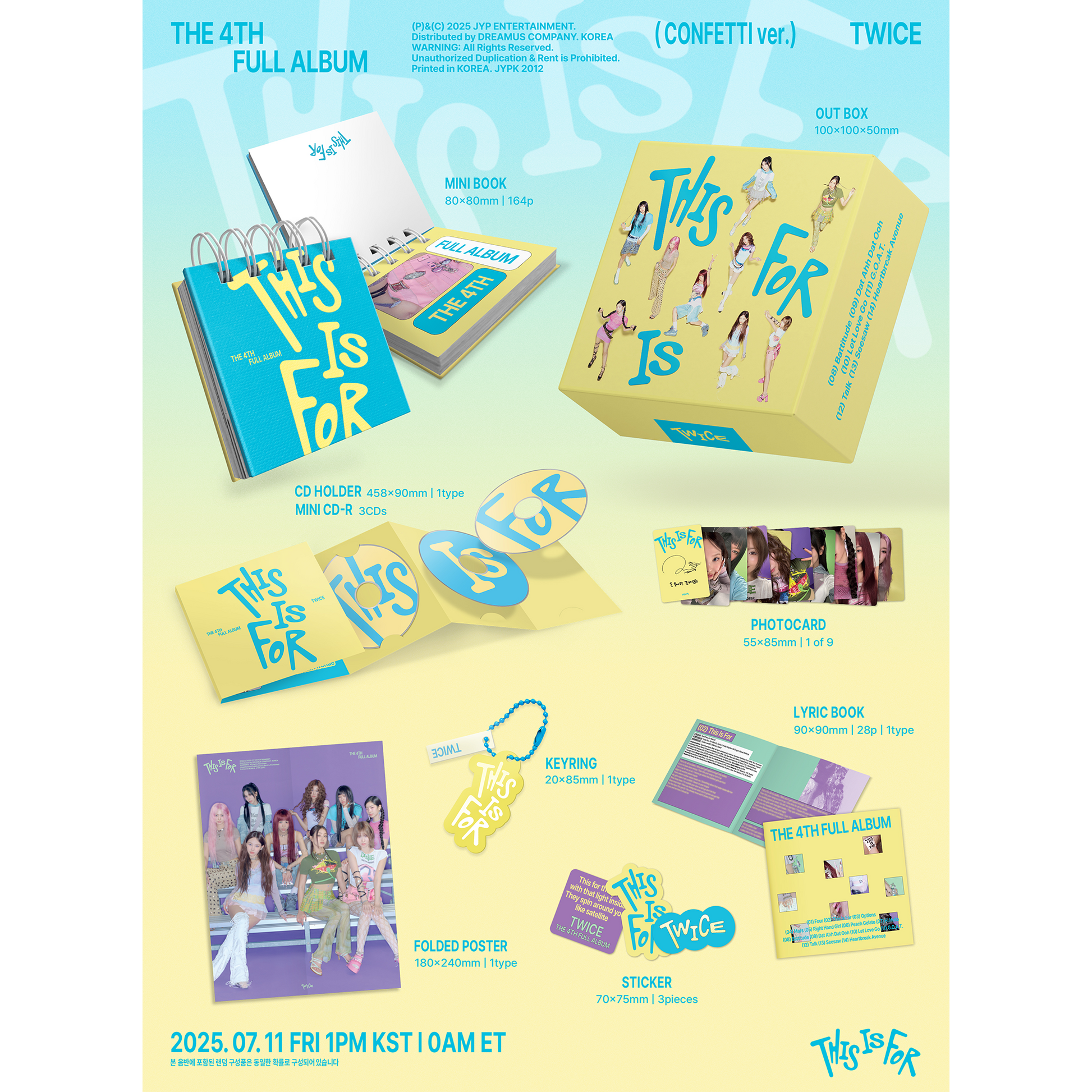 TWICE 4TH FULL ALBUM『THIS IS FOR』5形態セット – JYP JAPAN ONLINE