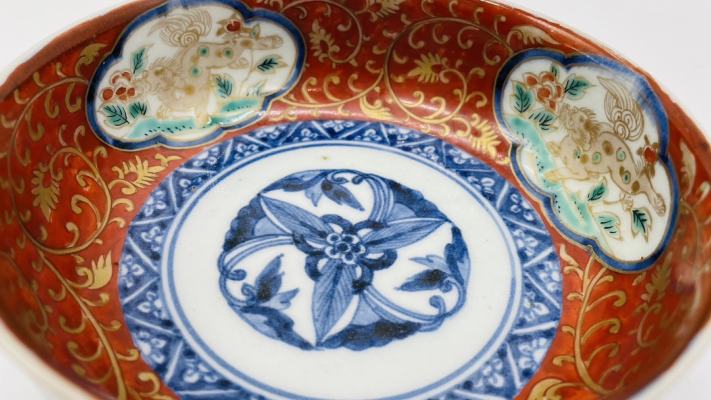 伊万里焼 染付 富貴長春 – 骨董品買取 亀半 東京都杉並区浜田山
