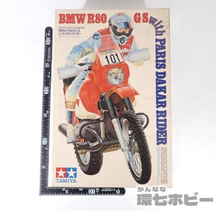 当時物プラモデル】タミヤ 1/12 オートバイ No.56 BMW-R80G/Sと