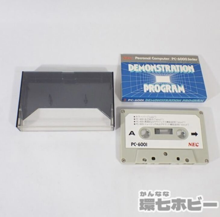 PC-6000 NEC デモンストレーションプログラム カセットテープ 参考買取