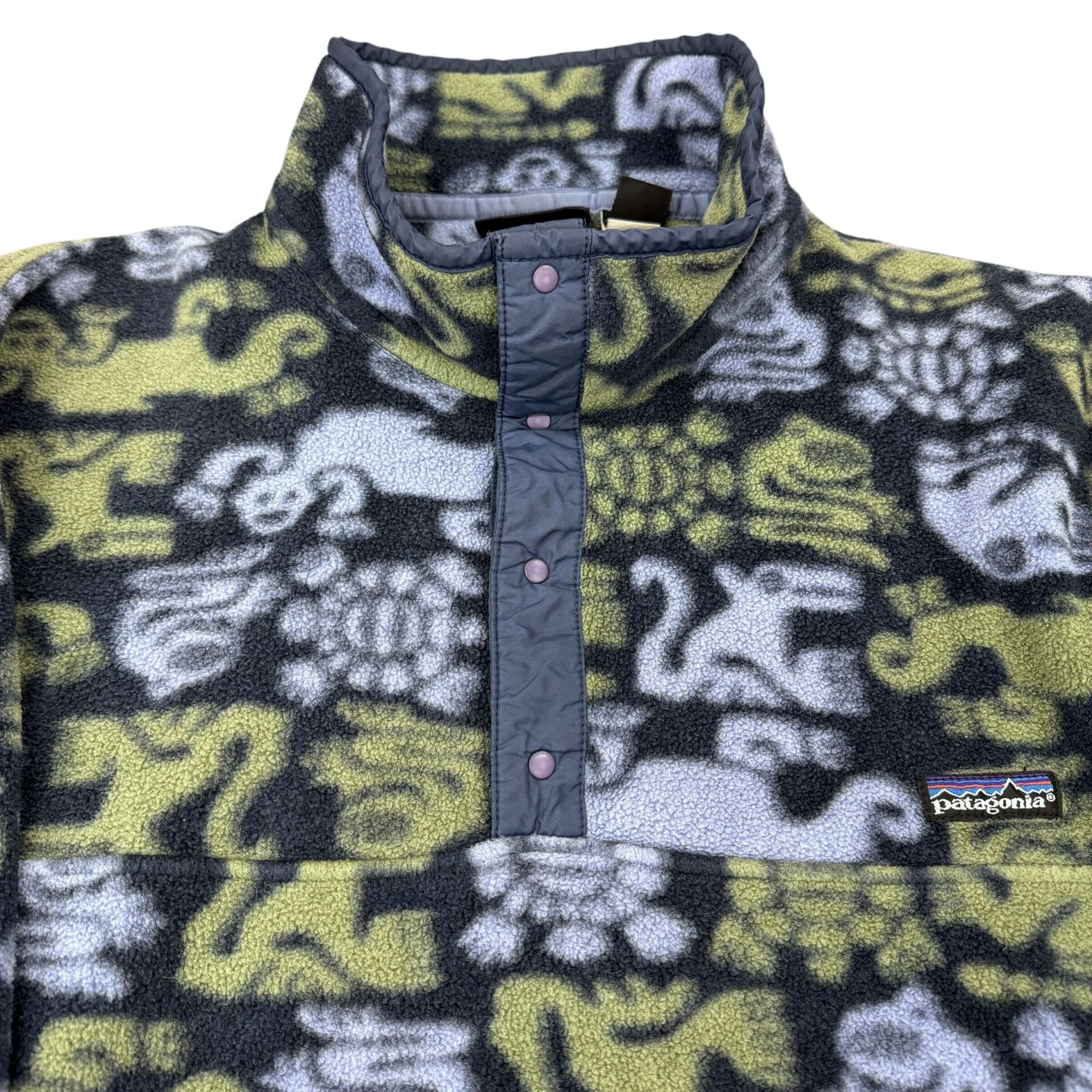 古着】Patagonia クリーチャー柄 スナップT フリースジャケット の買取