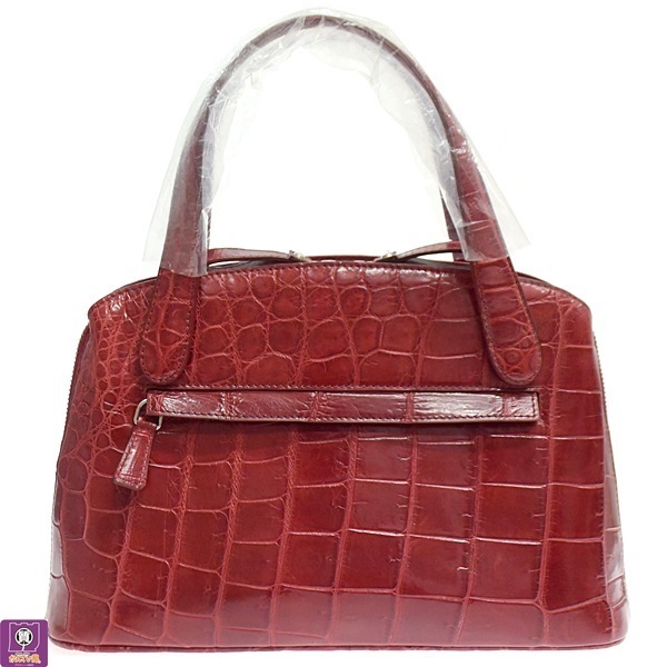 定価43万 GRES グレ 最高級 クロコダイル JRAタグ付 2WAYバッグ ハンド