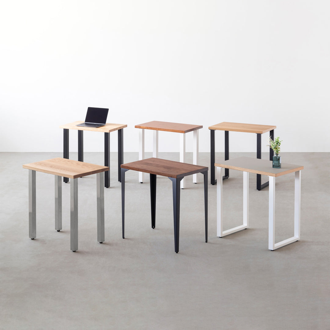 THE TABLE / コンパクトデスク ラバーウッド アッシュグレー