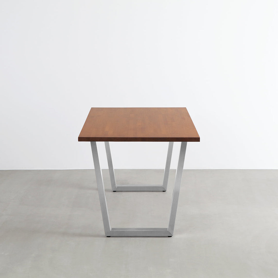 THE TABLE / ラバーウッド ブラウン × Stainless – KANADEMONO