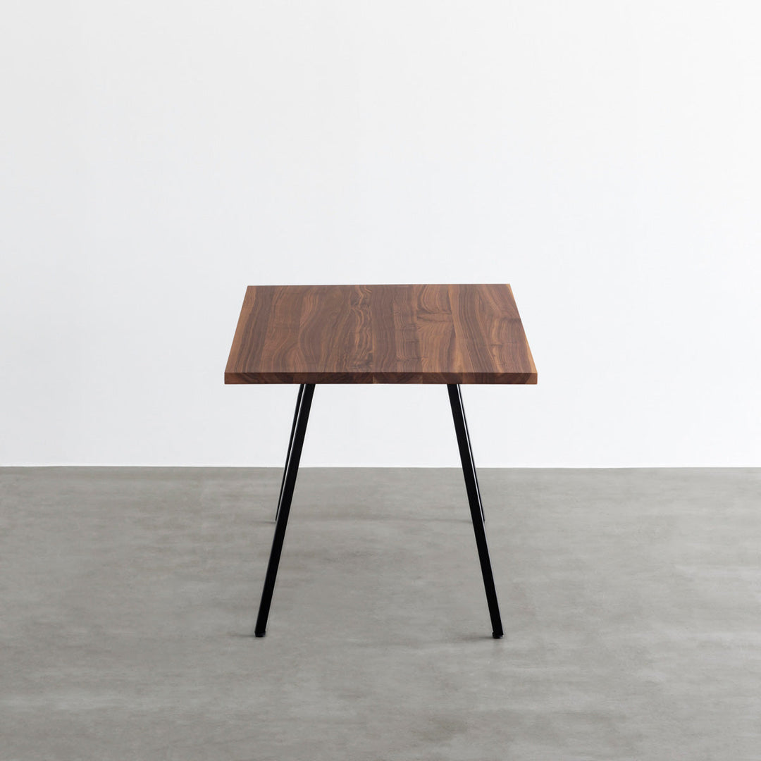 THE TABLE / 無垢 ウォルナット × Black Steel – KANADEMONO