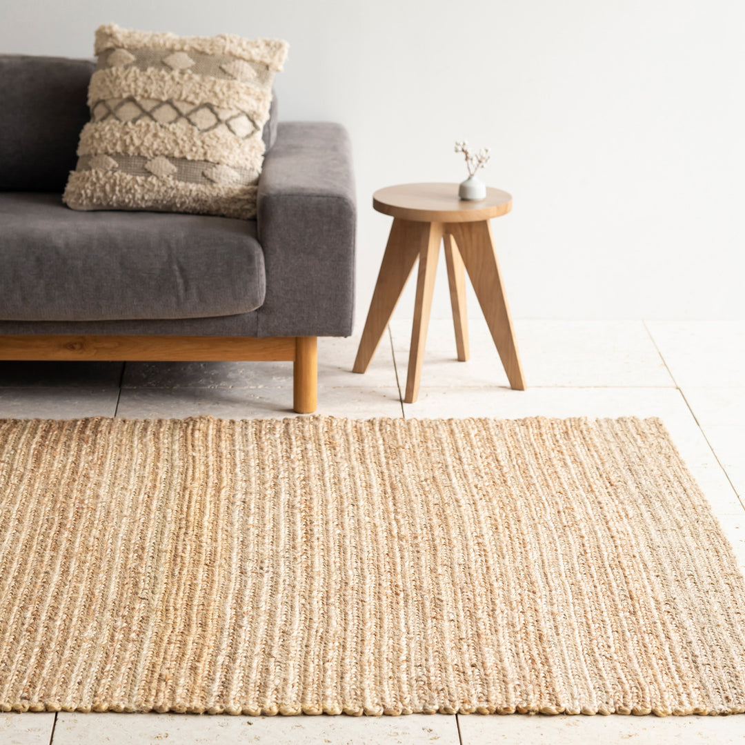 Natural Jute Rug 160×220 – KANADEMONO