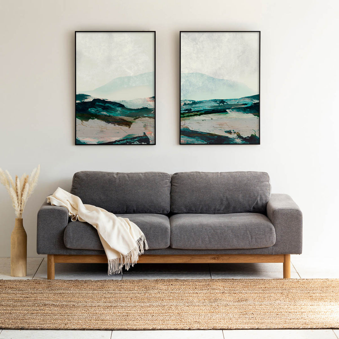 Brush Stroke #2 アートポスター・アルミフレーム セット – KANADEMONO