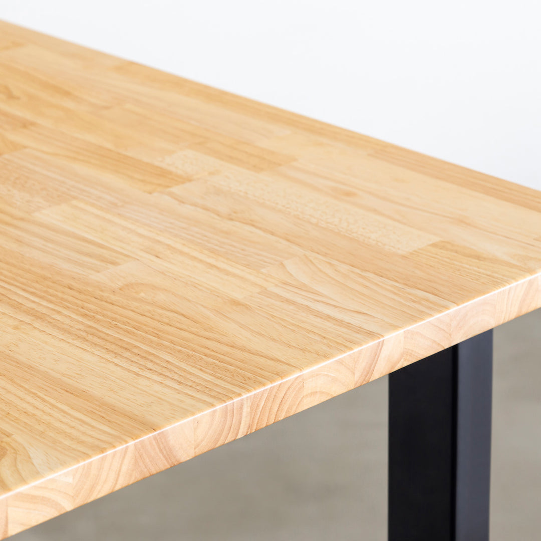 THE TABLE / スタンディングデスク × ラバーウッド ナチュラル × Black