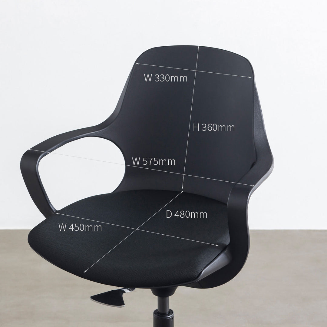 LiftingSwivelDeskChairSiverleg