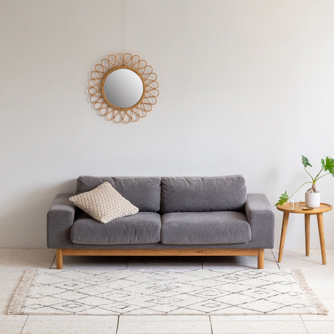 Moroccan Design Tufted Rug - Ivory 140×200 – KANADEMONO