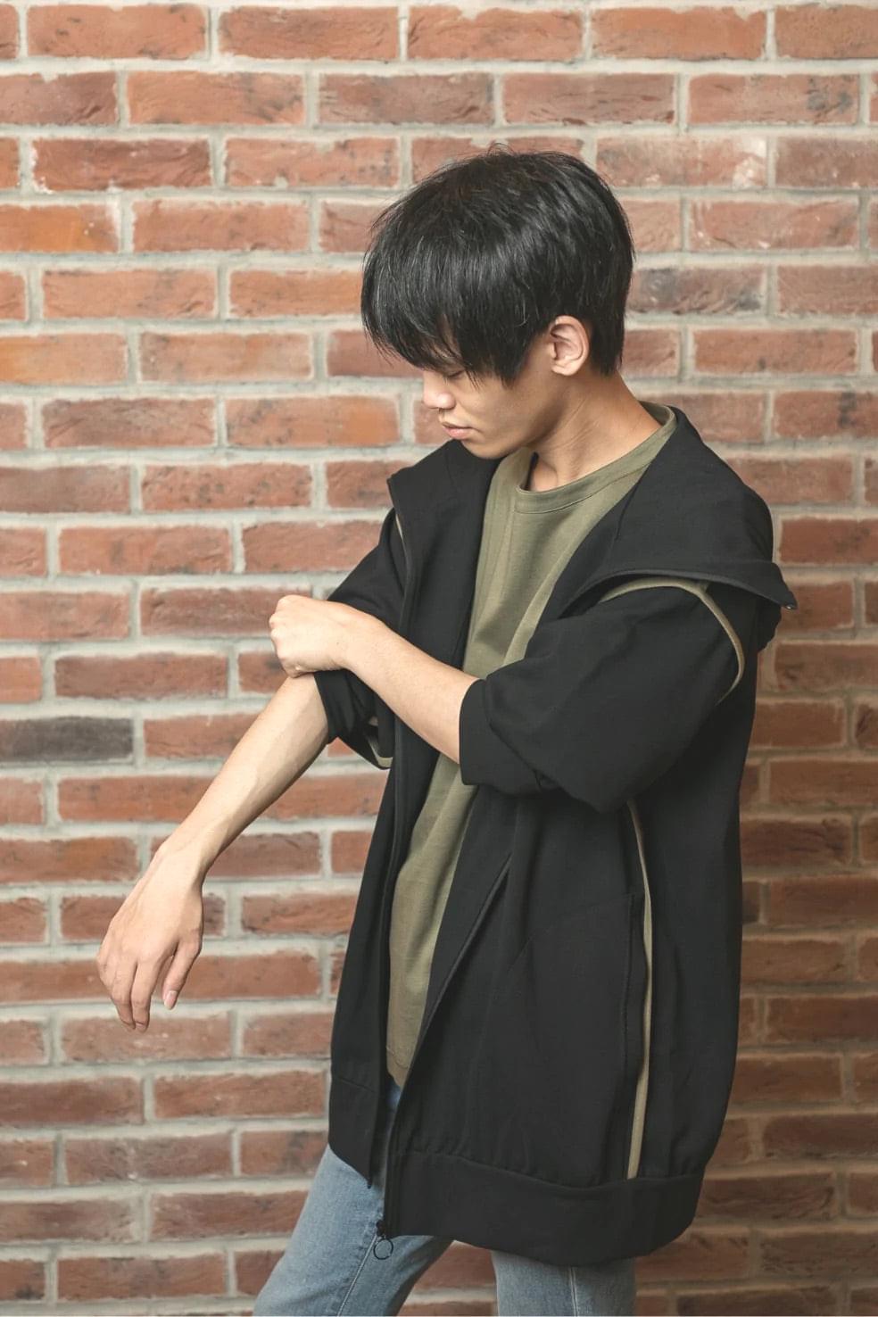 感覚過敏や敏感肌のための秋冬用パーカー。縫い目外側・タグなしだけで