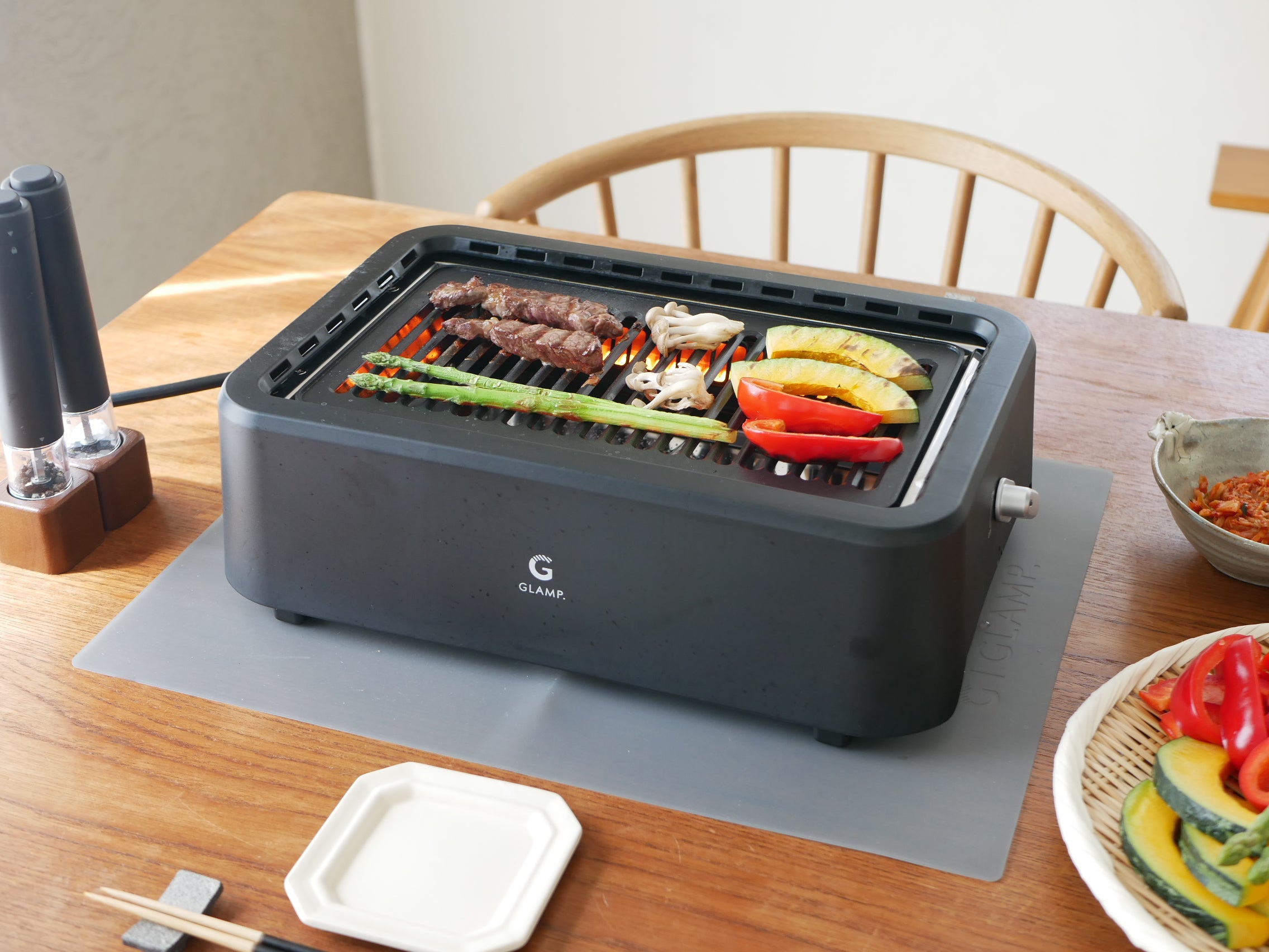 GLAMP./グランプ＞遠赤外線でじっくり 超少煙グリル – カチモ | カチ