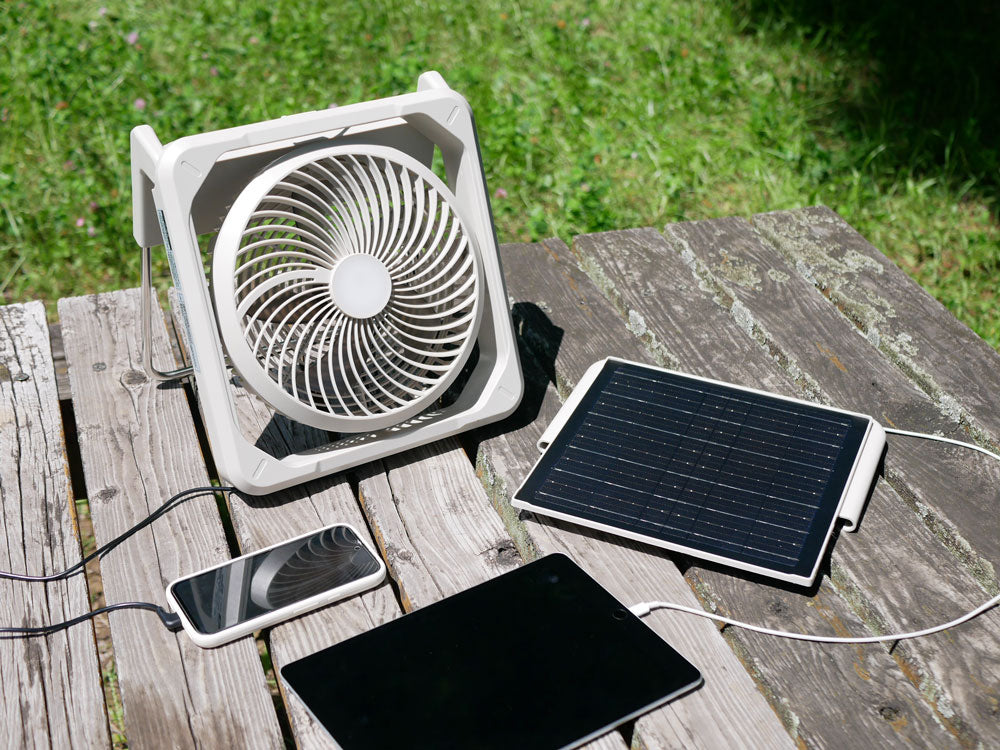 AiMY/エイミー＞コードレスソーラーファン – カチモ | カチあるモノで