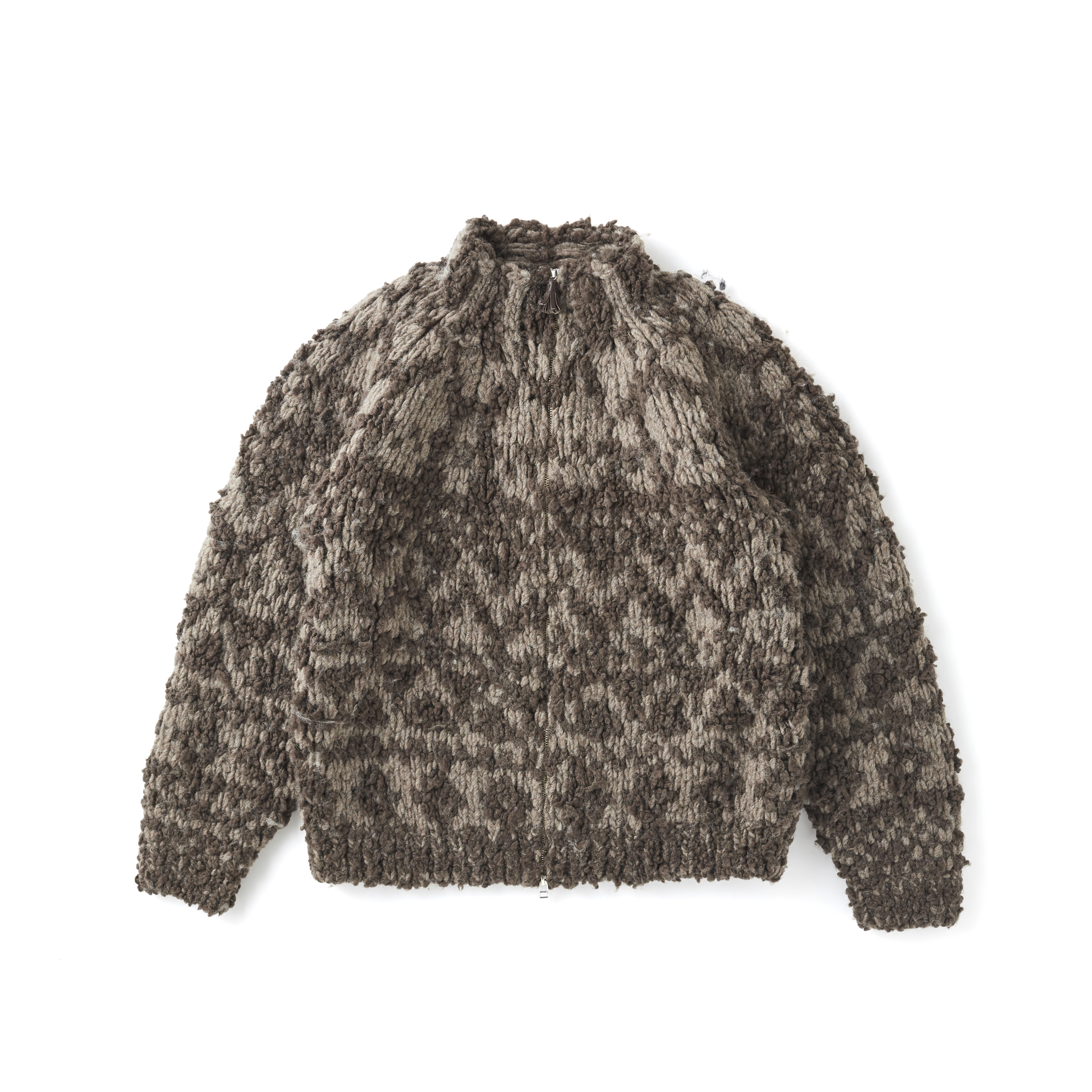 OLD JOE / NORDIC PATTERN HAND SWEATER / kaddish