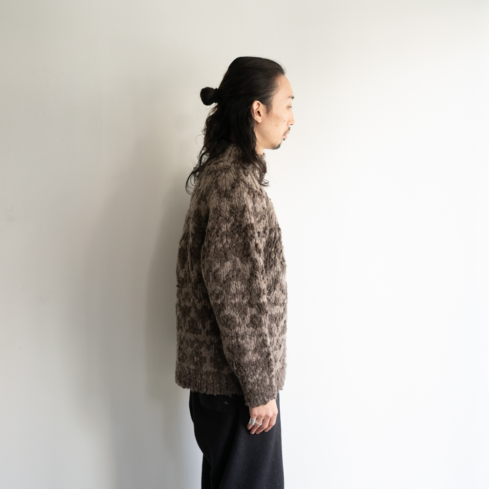 OLD JOE / NORDIC PATTERN HAND SWEATER / kaddish