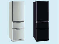 三菱、扉がフラットなデザイン重視の3ドア冷蔵庫 - 家電 Watch