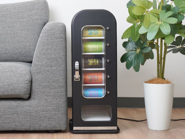 サンコー「マイ自販機」ボタン押すと冷たいドリンク出てくる - 家電 Watch