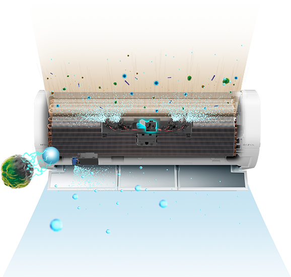 日立の家電品ルームエアコン