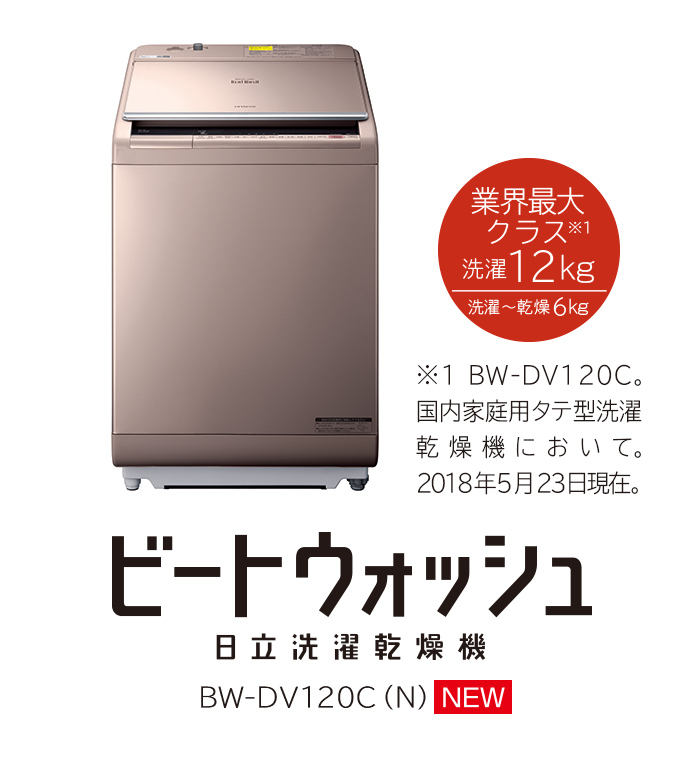 洗濯乾燥機 新商品ニュース ： 洗濯機・衣類乾燥機 ： 日立の家電品