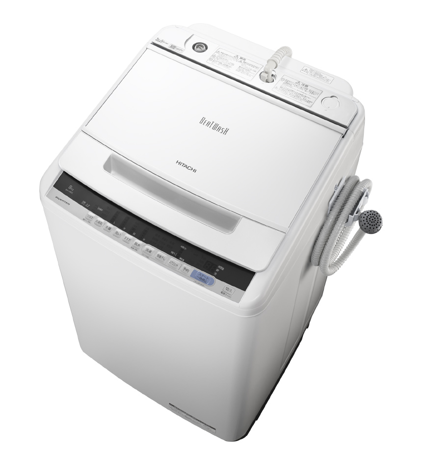 仕様：全自動洗濯機 BW-V80C ： 洗濯機・衣類乾燥機 ： 日立の家電品