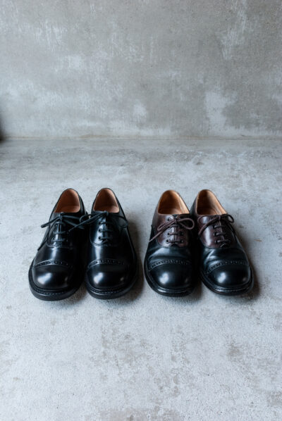 QUILP by Trickers M7401 Oxford Shoe Black Box Calf | kado〔カド