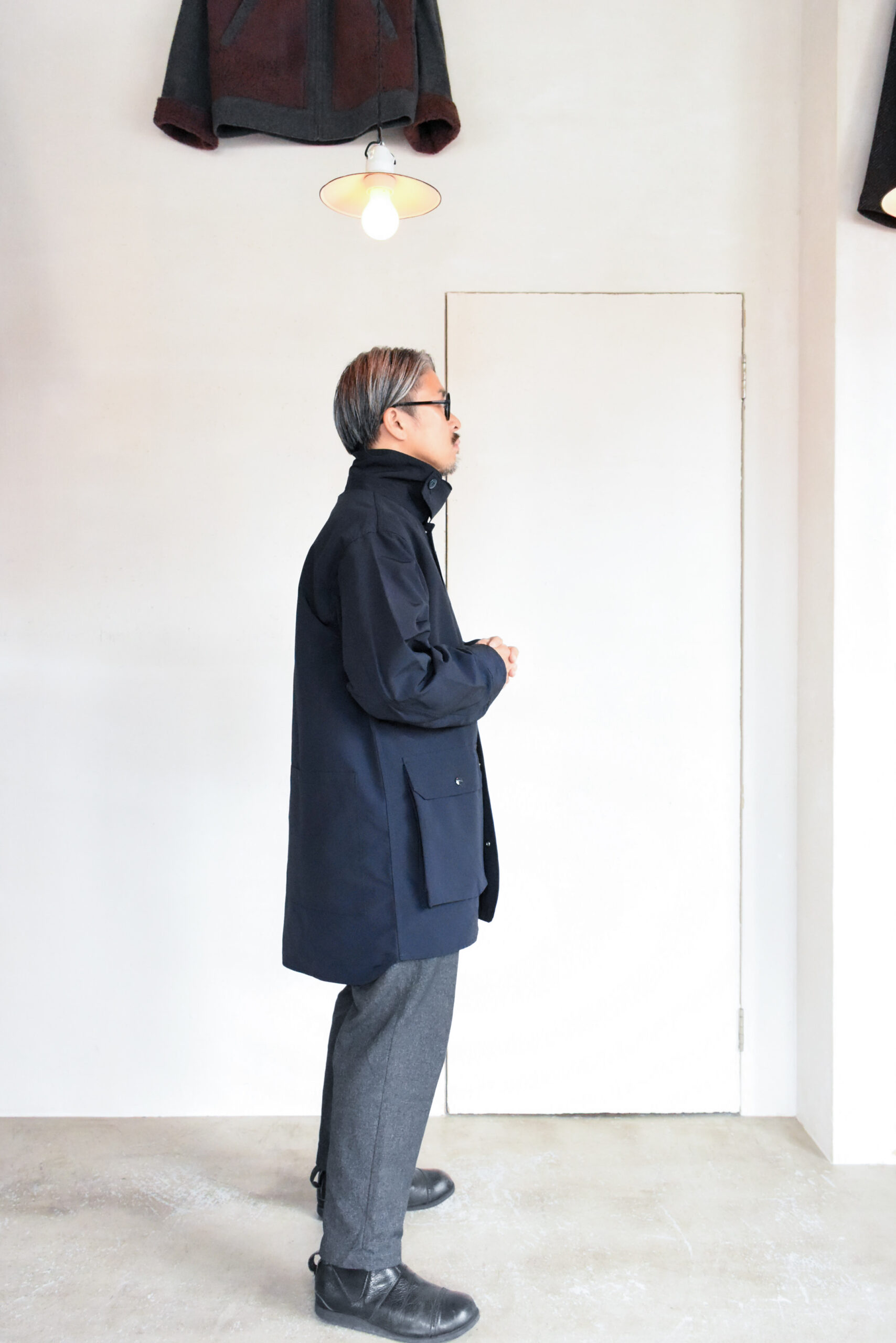 SASSAFRAS Cultivator Coat 60/40 Navy | kado〔カド オノミチ〕