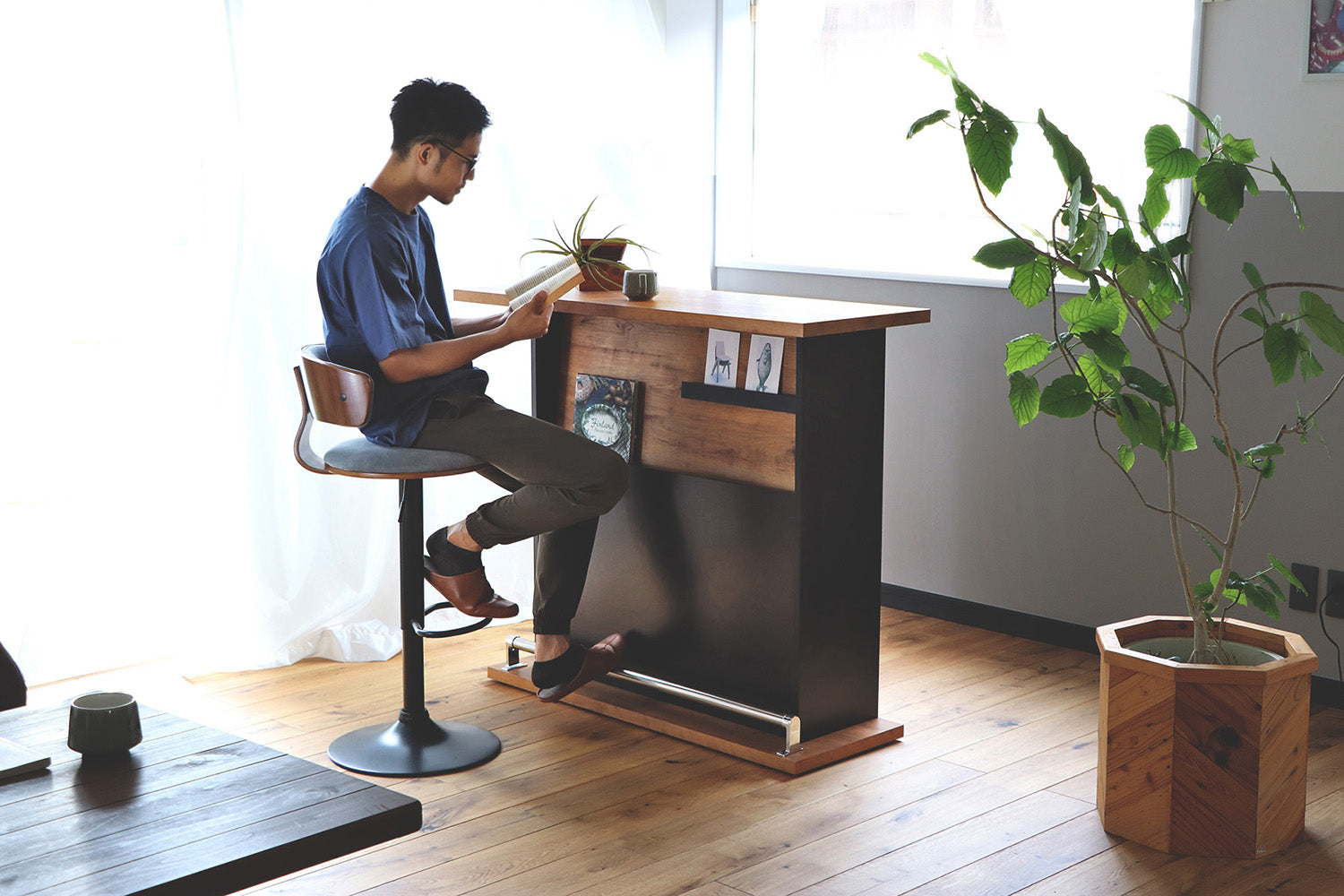 組立・引取サービス無料 | ネイツ 120 バーカウンター バーテーブル