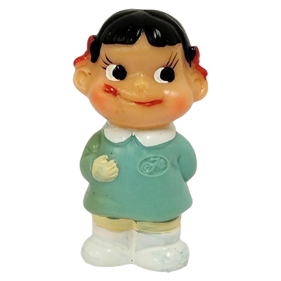 参考価格】不二家 ペコちゃん 星ペコ ソフビ 人形 | 古いおもちゃ