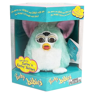 参考価格】Furby babies ファービーベイビーズ 英語版 ミントグリーン
