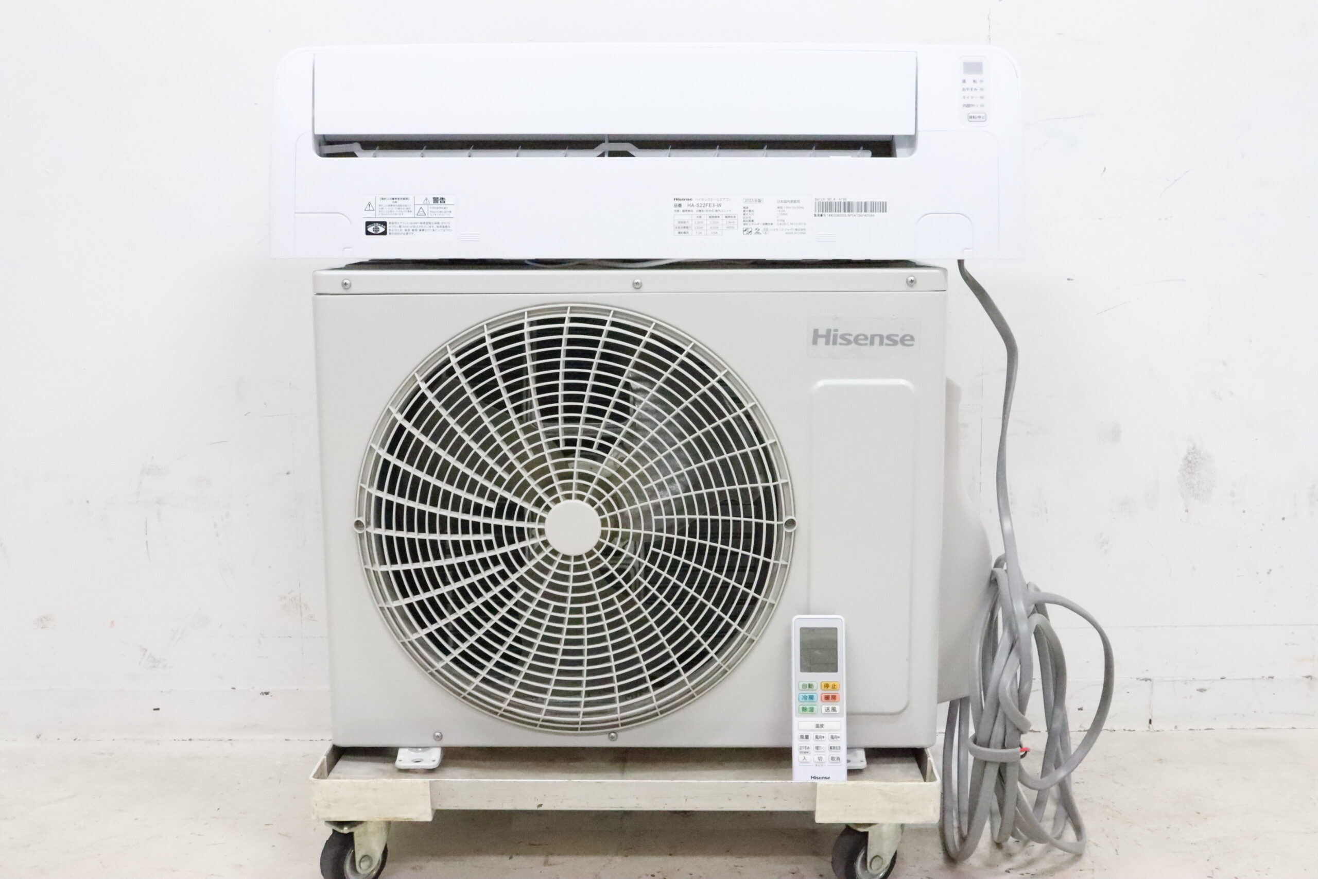 □2023年製□ハイセンス Hisense HA-S22FE3-W 6畳用 2.2kW ルーム