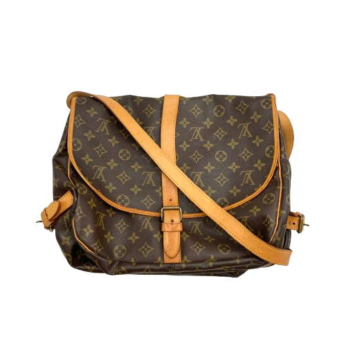 LOUIS VUITTON ルイ・ヴィトン ソミュール35 バッグ モノグラム