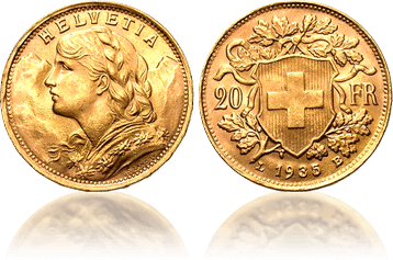 スイス・アルプスと少女金貨買取 | 全国対応の大黒屋