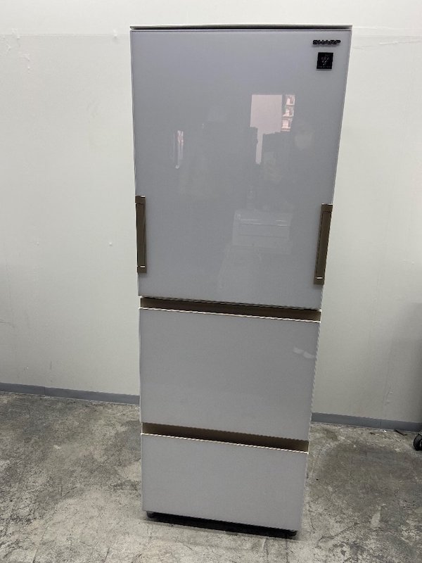 SHARP ノンフロン冷凍冷蔵庫 SJ-GH36D-W 356L/70kg 2018年製 – 買取