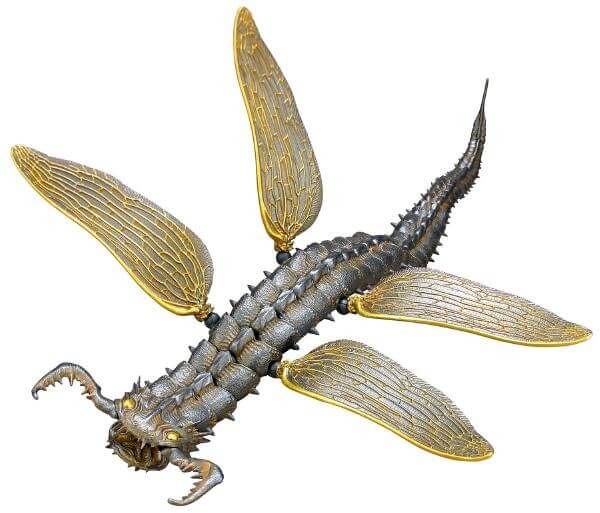 タケヤ式自在置物 KT-011 蛇螻蛄(へびけら) 鉄錆地調｜KTプロジェクト