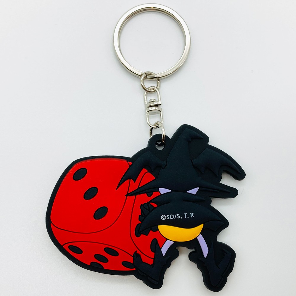 天使のサイコロ&悪魔のサイコロ 立体ラバーキーホルダー | KAIBA