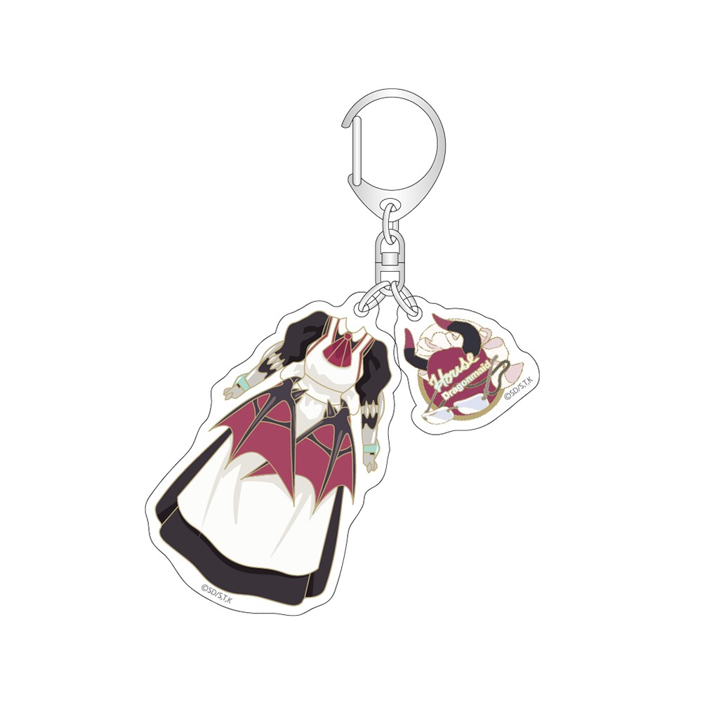 遊戯王カードゲーム25周年 ドラゴンメイド衣装チャームコレクション